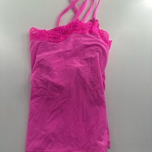 Skims Lace Trim Tank Top